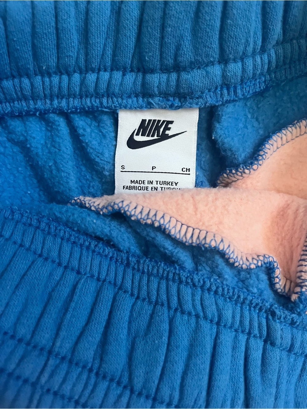 Nike Vintage Pink and Blue Colorblock Women’s Shorts - Picture 3 of 4
